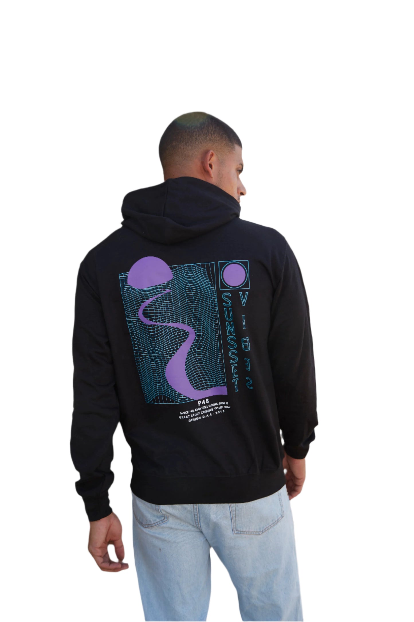 Artistic Black Hoodie - Casual and Bold